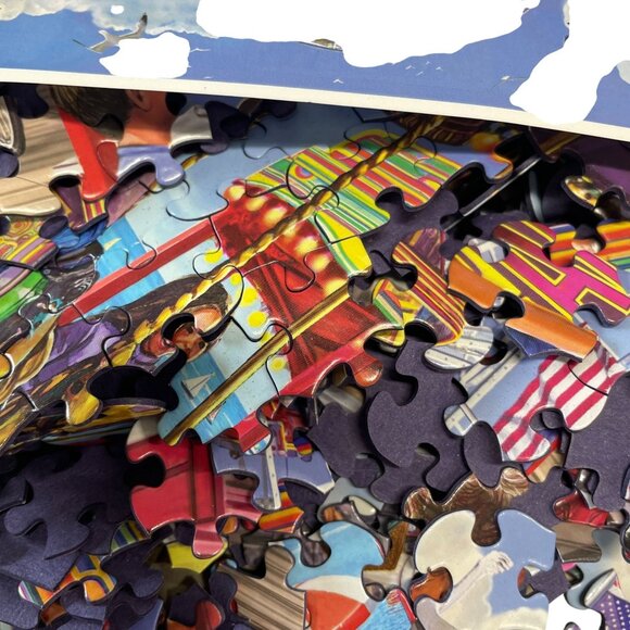 White Mountain Boardwalk 1000 Piece Jigsaw Puzzle By Steve Crisp Bonus Poster - Picture 3 of 3